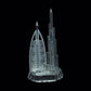 EURO DUBAI TOWER CRYSTAL GLASS