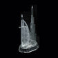 EURO DUBAI TOWER CRYSTAL GLASS