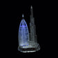 EURO DUBAI TOWER CRYSTAL GLASS