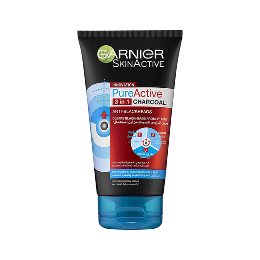 GARNIER SKIN ACTIVE 3IN1 CHARCOAL 150ML