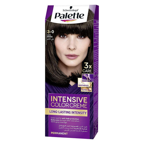 Schwarzkopf Palette Intensive Color Cream, 3-0 Dark Brown