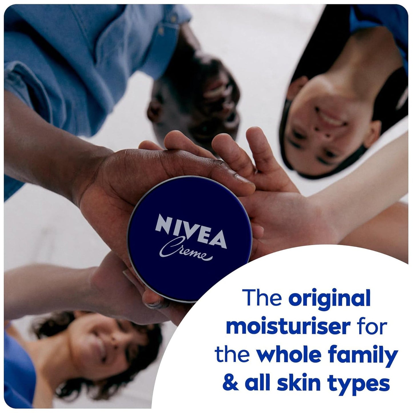 NIVEA Moisturising Cream, Universal All Pourpose Moisturizer for Face Body Hands, Tin 250ml