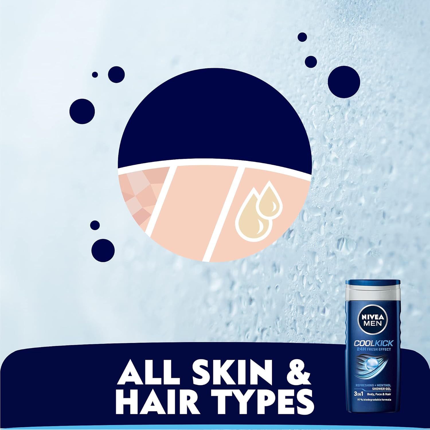 NIVEA MEN SHOWER GEL 250ML