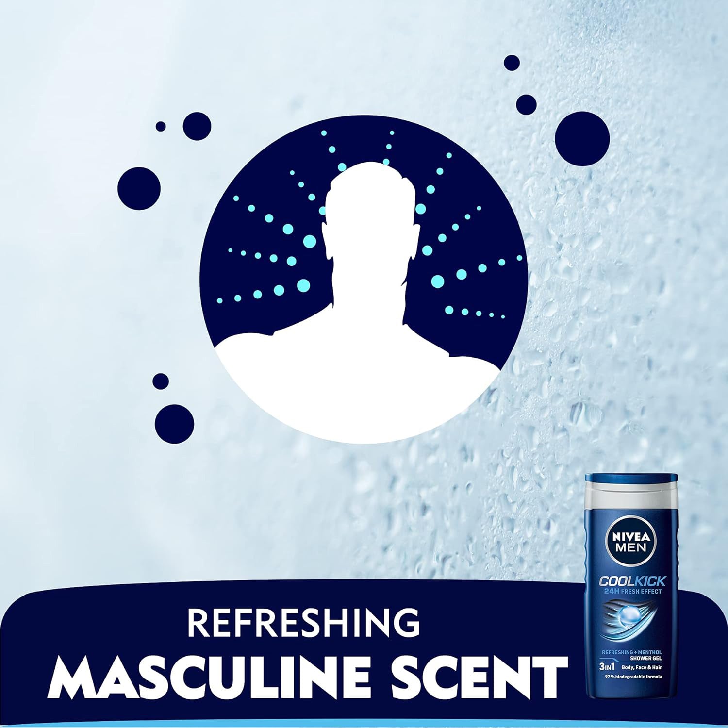 NIVEA MEN SHOWER GEL 250ML