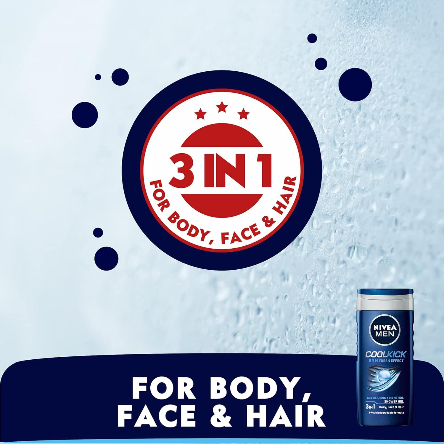 NIVEA MEN SHOWER GEL 250ML