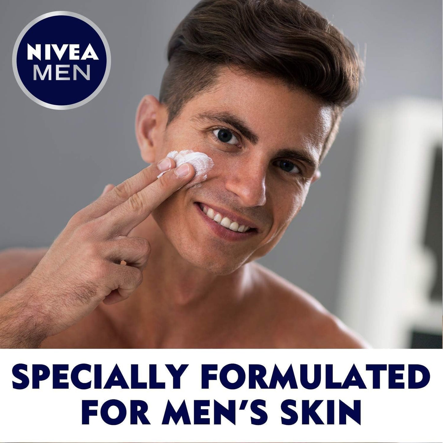 NIVEA MEN Face, Body & Hands Cream Moisturising, Tin 150ml