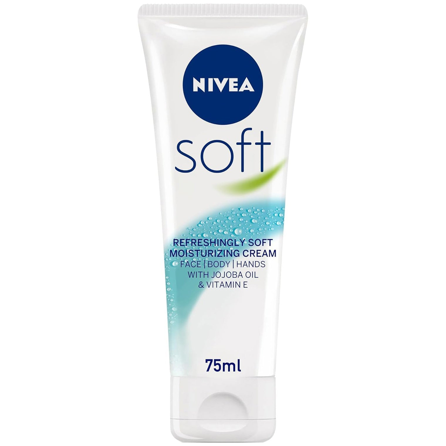 NIVEA Moisturising Cream, Soft Refreshing, Tube 75ml