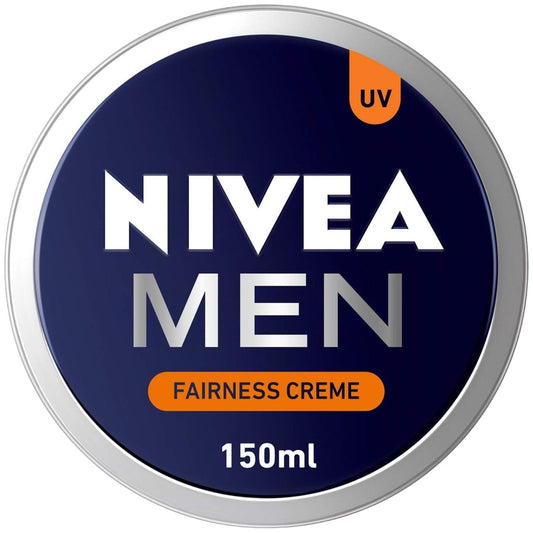 NIVEA MEN Face, Body & Hands Cream, Fairness Fair & Even Skin Tone, Tin 150ml