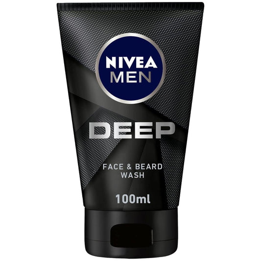 NIVEA MEN Face & Beard Wash, DEEP 100ml.