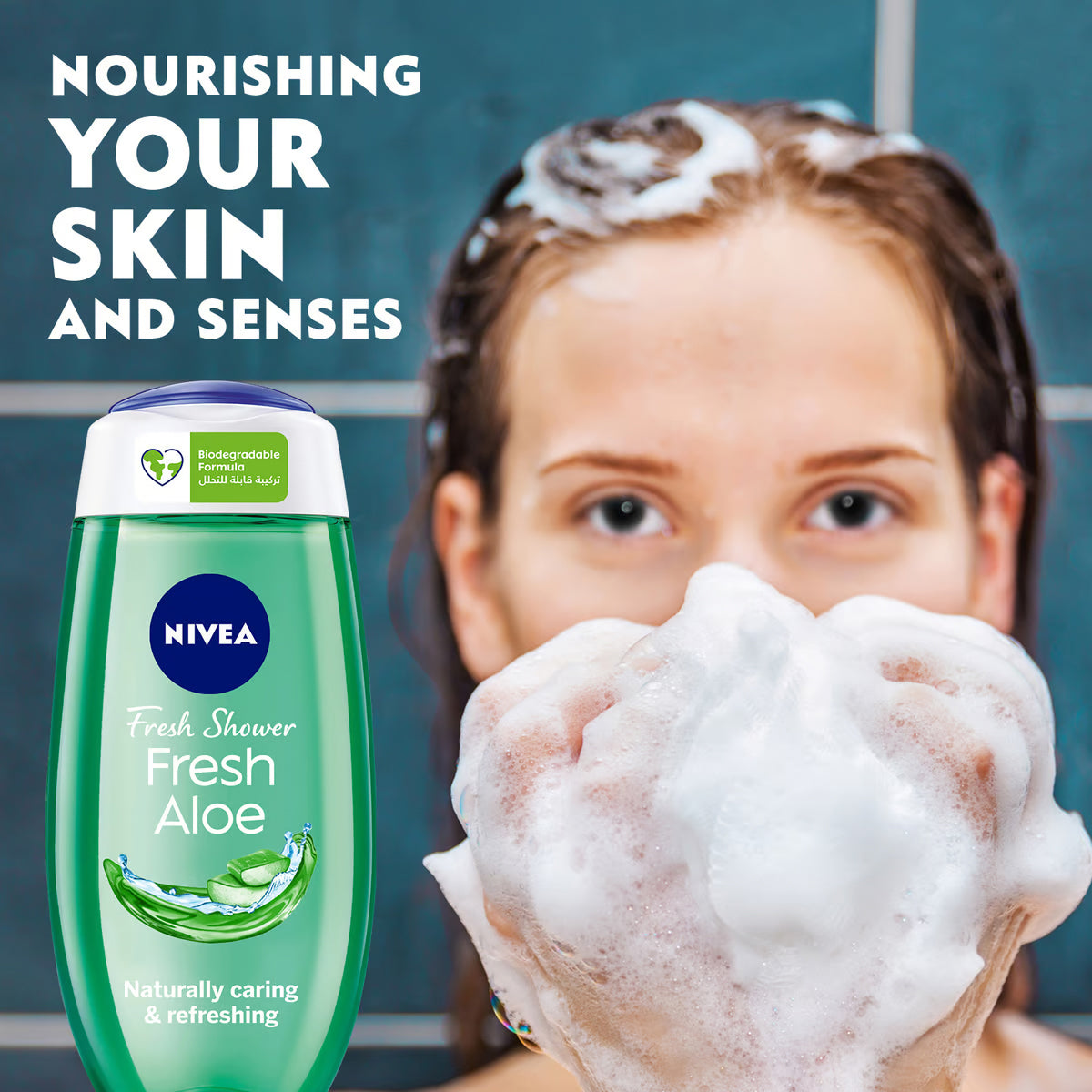 Nivea Shower Gel Fresh Aloe 250 ml