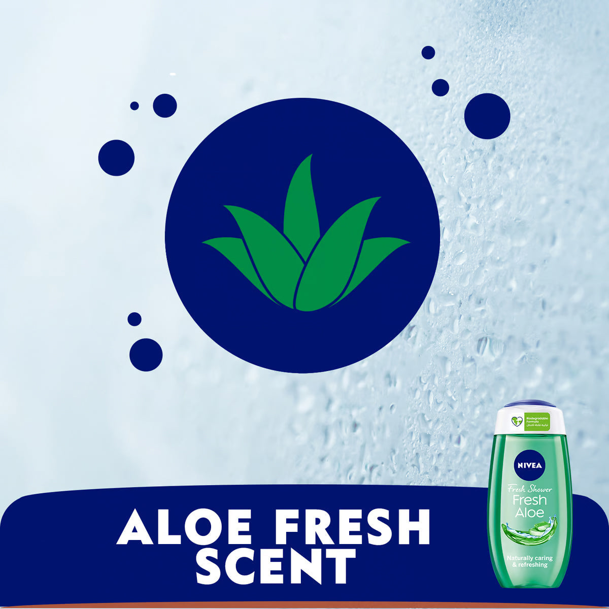 Nivea Shower Gel Fresh Aloe 250 ml