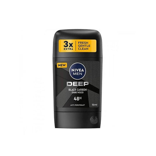 NIVEA DEO STICK DEEP BLACK CARBON 50ML