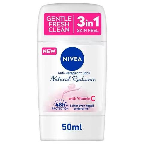 NIVEA DEO STICK NATURAL RADIANCE 50ML