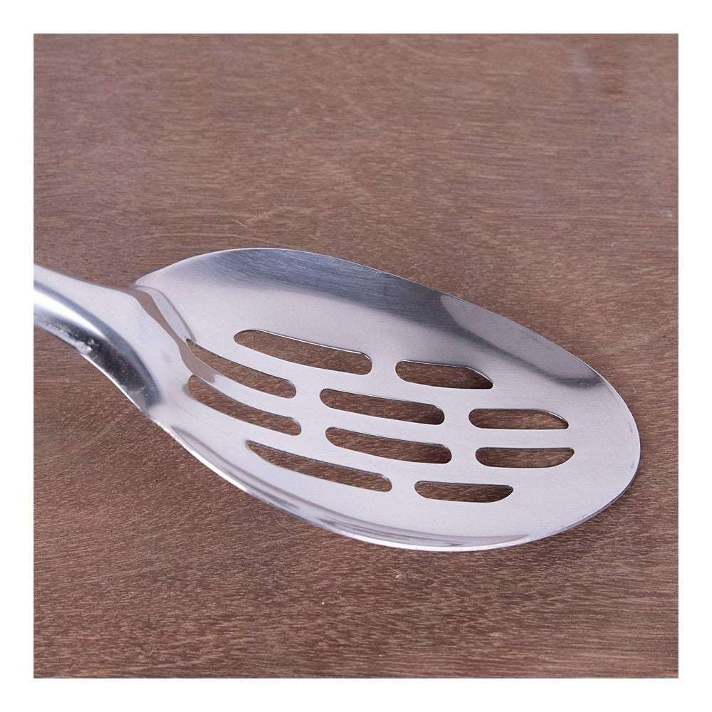 Classy Touch CT-268 Slotted Rice Spoon Silver 