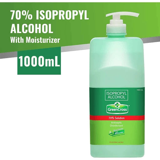 Green Cross Isopropyl Alcohol 70% Solution | 1000ml