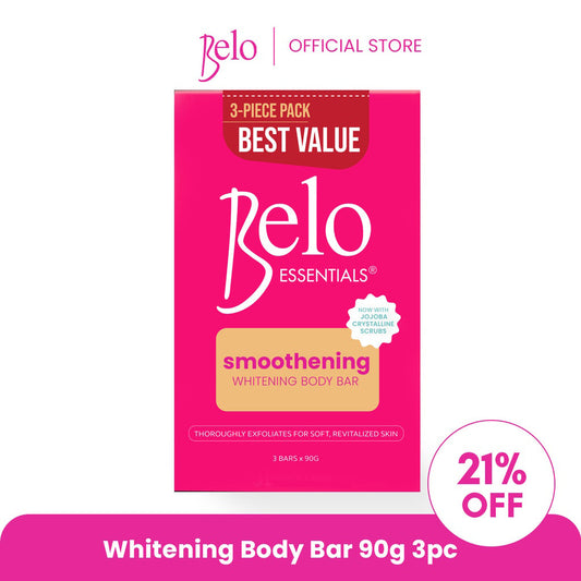 BELO SMOOTHENING WHITENING BODY BAR 3X90GM