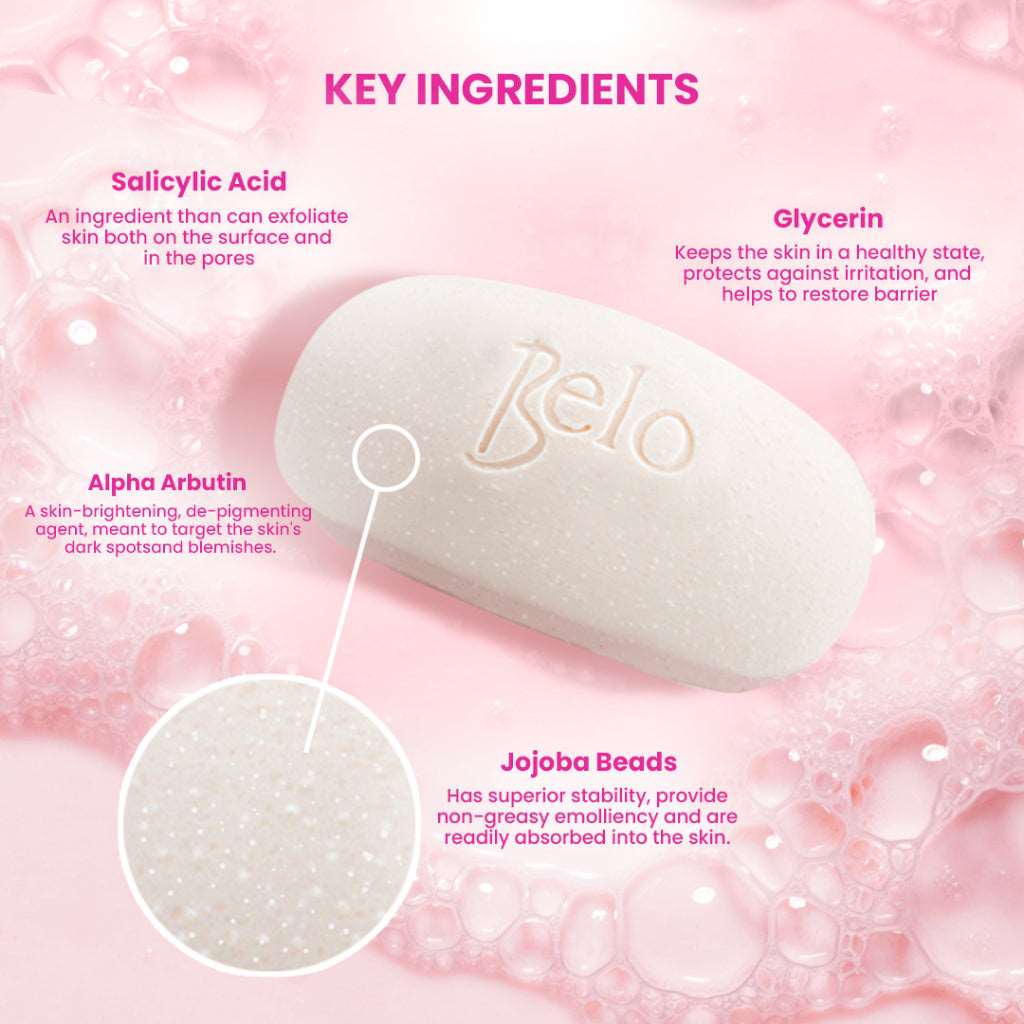 Belo Essentials Smoothening Whitening Body Bar 90g 3-pc