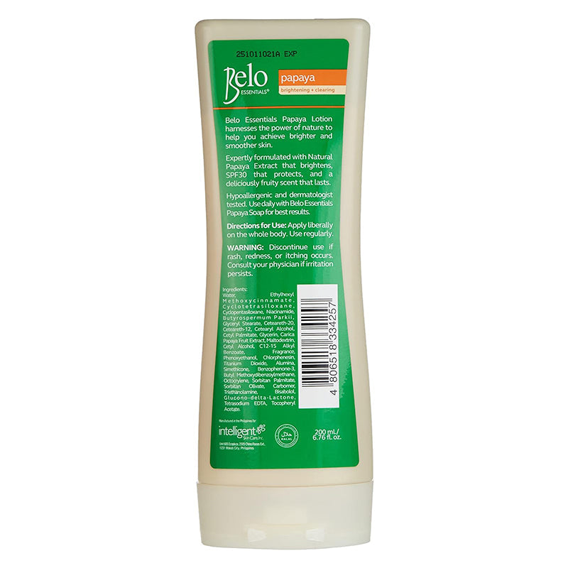 BELO PAPAYA LOTION 200ML