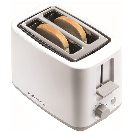 KENWOOD Toaster 2 Slice Bread Toaster with Integrated Bun Warmer, Adjustable Browning Control, Removable Crumb Tray for Easier Cleaning