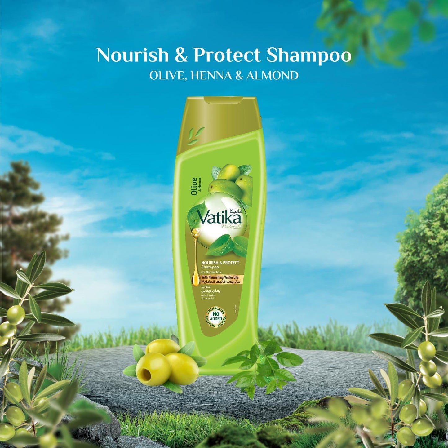 VATIKA SHMP OLIVE 400ML