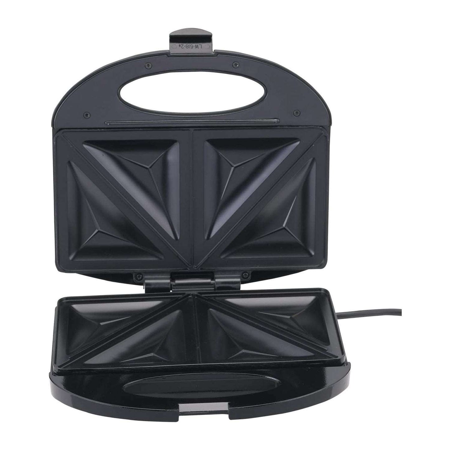 BLACK+DECKER 600W 2 Slice Non-Stick Sandwich Maker Black TS1000 2 Years Warranty