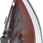 BLACK+DECKER 1600W 300ml Steam Iron, Ceramic Coated Soleplate with Anti Calc, Anti Drip, Self Clean and Auto Shutoff, Removes Stubborn Creases Quickly and Easily X1550 2 Years Warranty