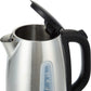 BLACK+DECKER 2200W 1.7L Cordless Electric Kettle With Water-Level Indicator, Removable Filter, Auto Shut-Off And Stainless Steel Body, Perfect for Warm Beverages JC450 2 Years Warranty