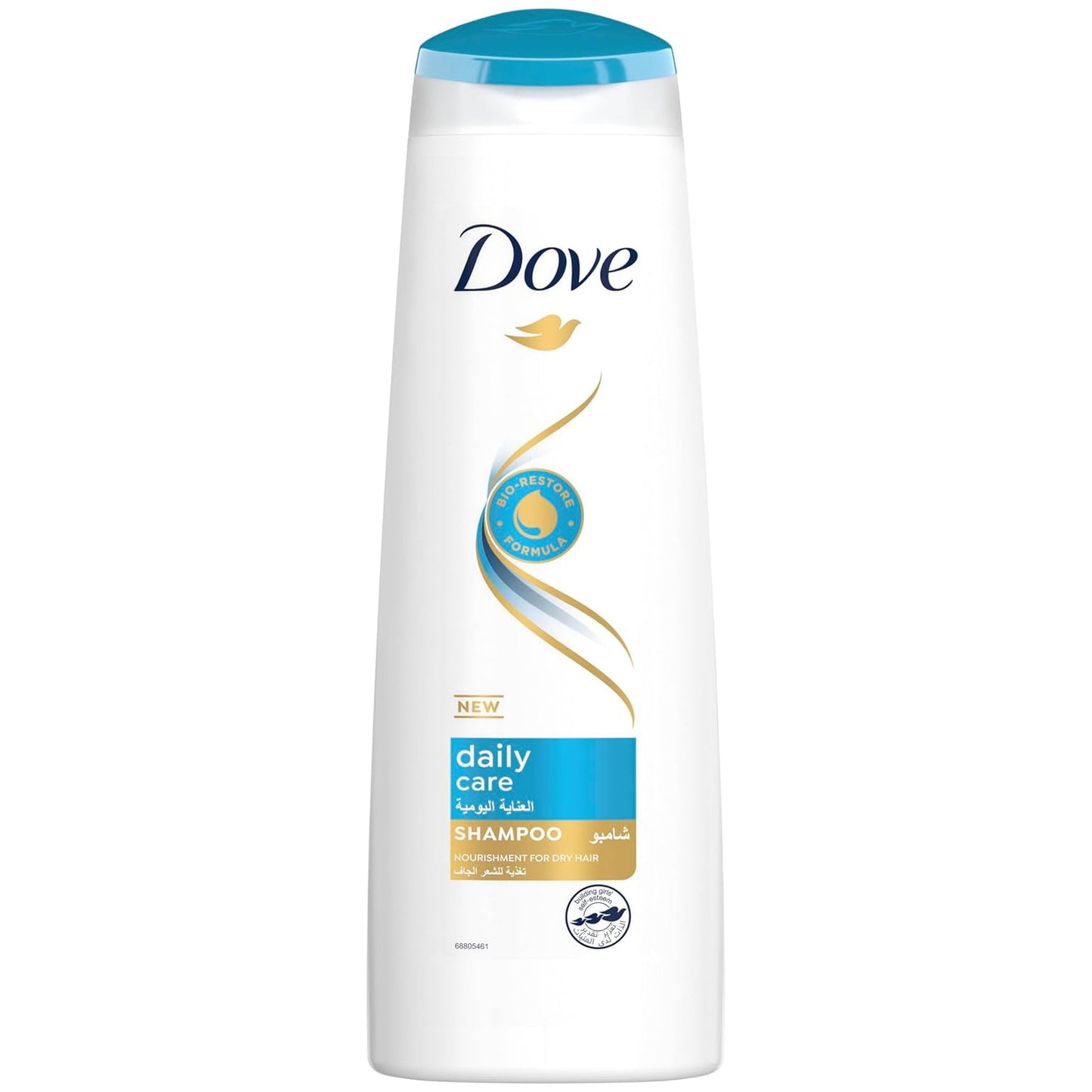 DOVE Shampoo, Daily Care, nourishing care for up to 100% softer* hair , 400ml