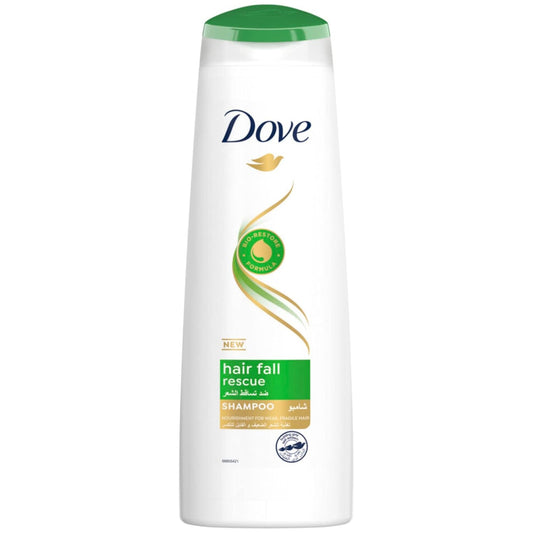 Dove Shampoo for weak and fragile hair, Hair Fall Rescue, nourishing care for up to 98% less hair fall, 400ml