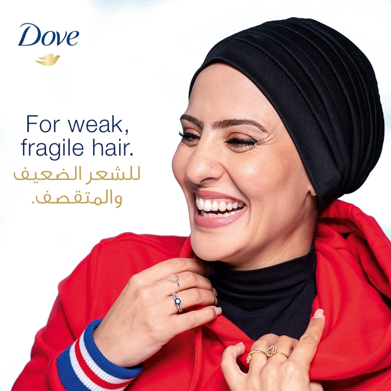 Dove Shampoo for weak and fragile hair, Hair Fall Rescue, nourishing care for up to 98% less hair fall, 400ml