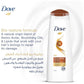 DOVE Shampoo for frizzy and dry hair, Nourishing Oil Care, for up to 100% smoother* hair, 600ml