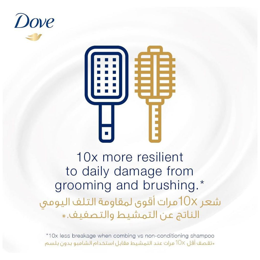 DOVE Shampoo for frizzy and dry hair, Nourishing Oil Care, for up to 100% smoother* hair, 600ml