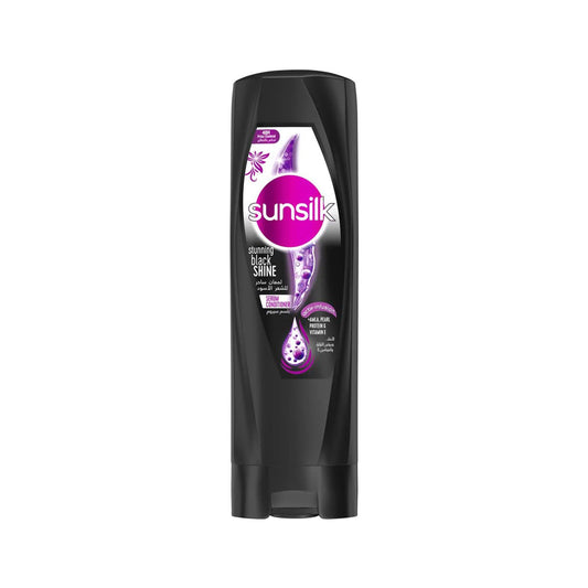SUNSILK COND BLACK SHNE 350ML