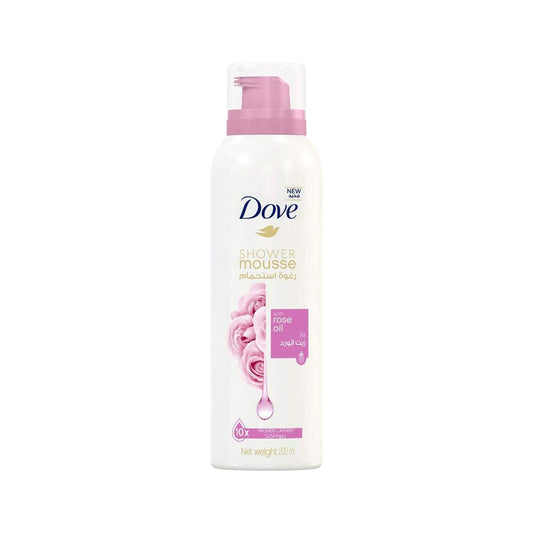 DOVE SHOWER MOUSSE ROSE OIL 200ML