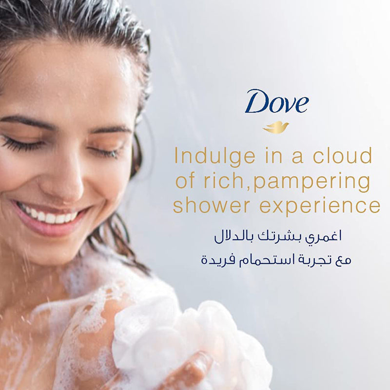 DOVE SHOWER MOUSSE ROSE OIL 200ML