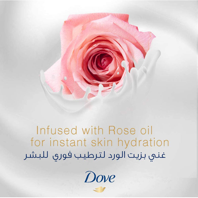 DOVE SHOWER MOUSSE ROSE OIL 200ML