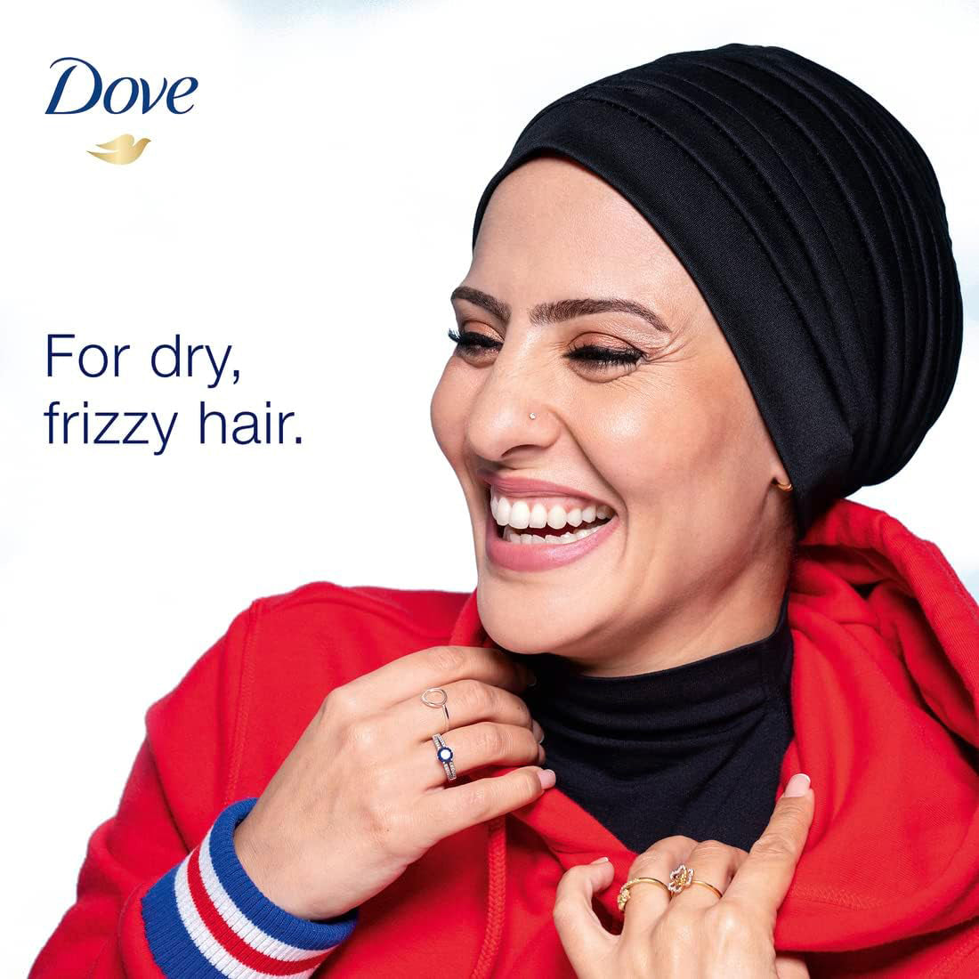 Dove Shampoo for frizzy and Dry Hair, Nourishing Oil Care, for up to 100 percent Smoother Hair 350ml