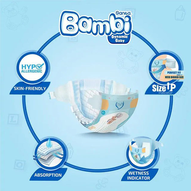 SANITA BAMBI DIAPER 10-18KG