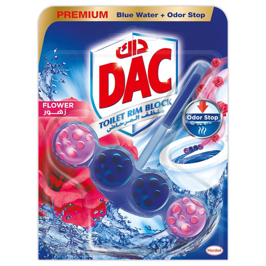 DAC TOILET RIM BLOCK FLOWER 50GM