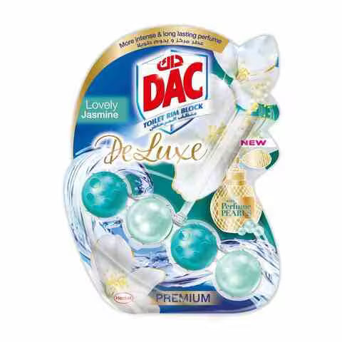DAC TOILET RIM BLOCK LOVELY JASMINE 50GM