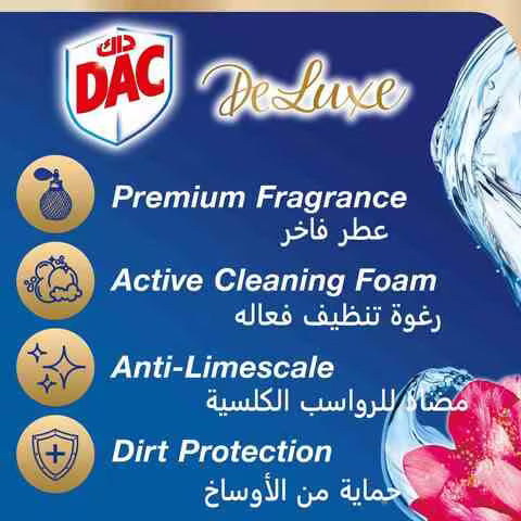 Dac Deluxe Toilet Rim Block Magnolia 50g