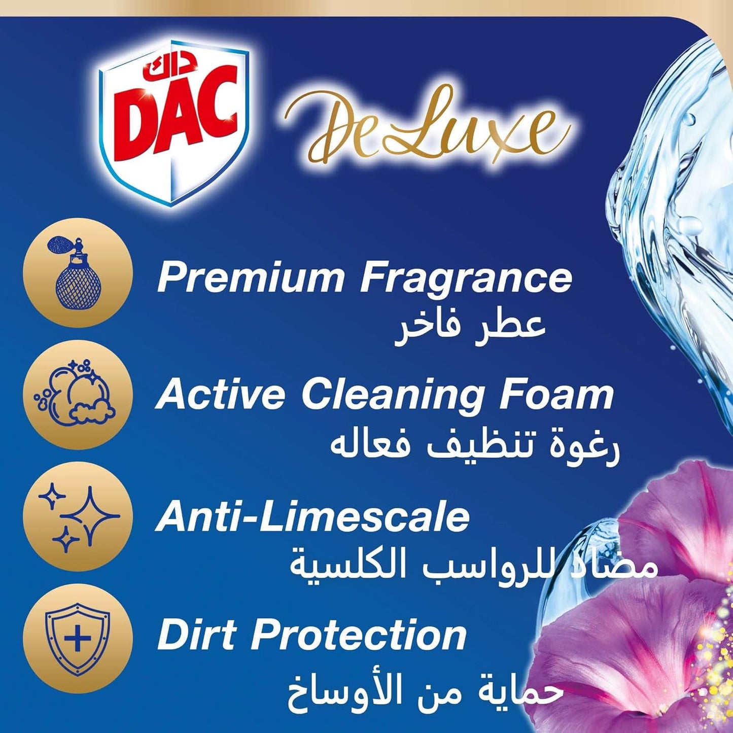 Dac Toilet Rim Block Deluxe Magic Moon Flower 50g