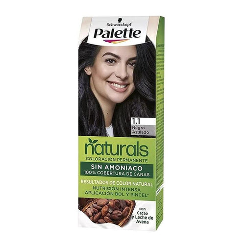 Schwarzkopf Palette Naturals Color Creme 1.1 Bluish black permanent cream hair dye