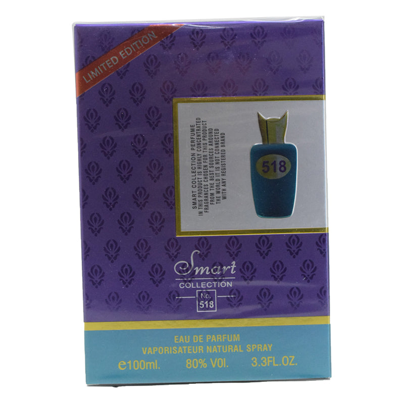 Smart Collection Perfume No. 518 For Women, 100 Ml, Eau De Parfum