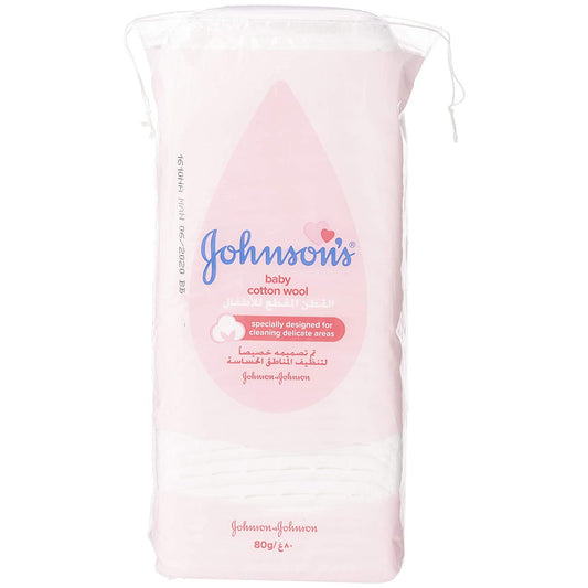 JHONSONS  COTTON WOOL 80G