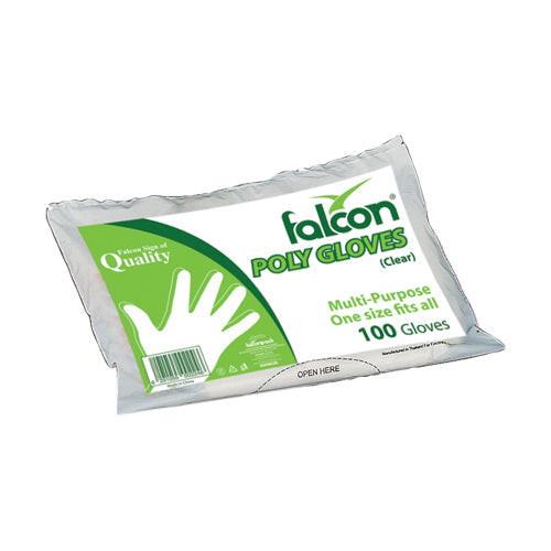 FALCON POLY GLOVES CLEAR