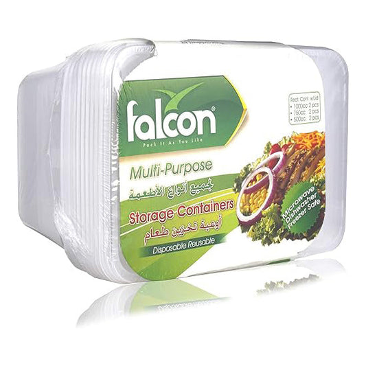 Falcon Multi-Purpose Storage Container - 6 Pieces