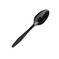 FALCON BLACK PLASTIC SPOON 50PCS