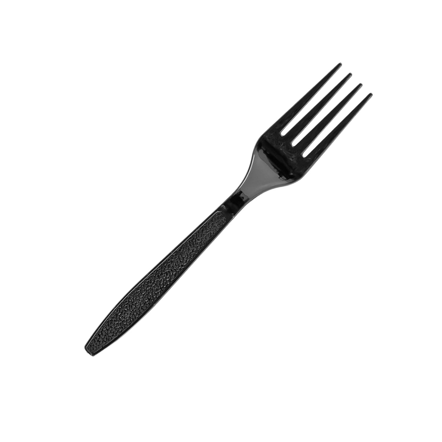 FALCON BLACK PLASTIC FORK 50PCS
