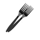 FALCON BLACK PLASTIC FORK 50PCS